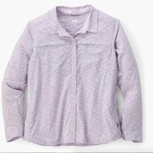 REI Co-Op NWT Lavender & Black Sahara Pattern Shirt in Clouds Print - Size S